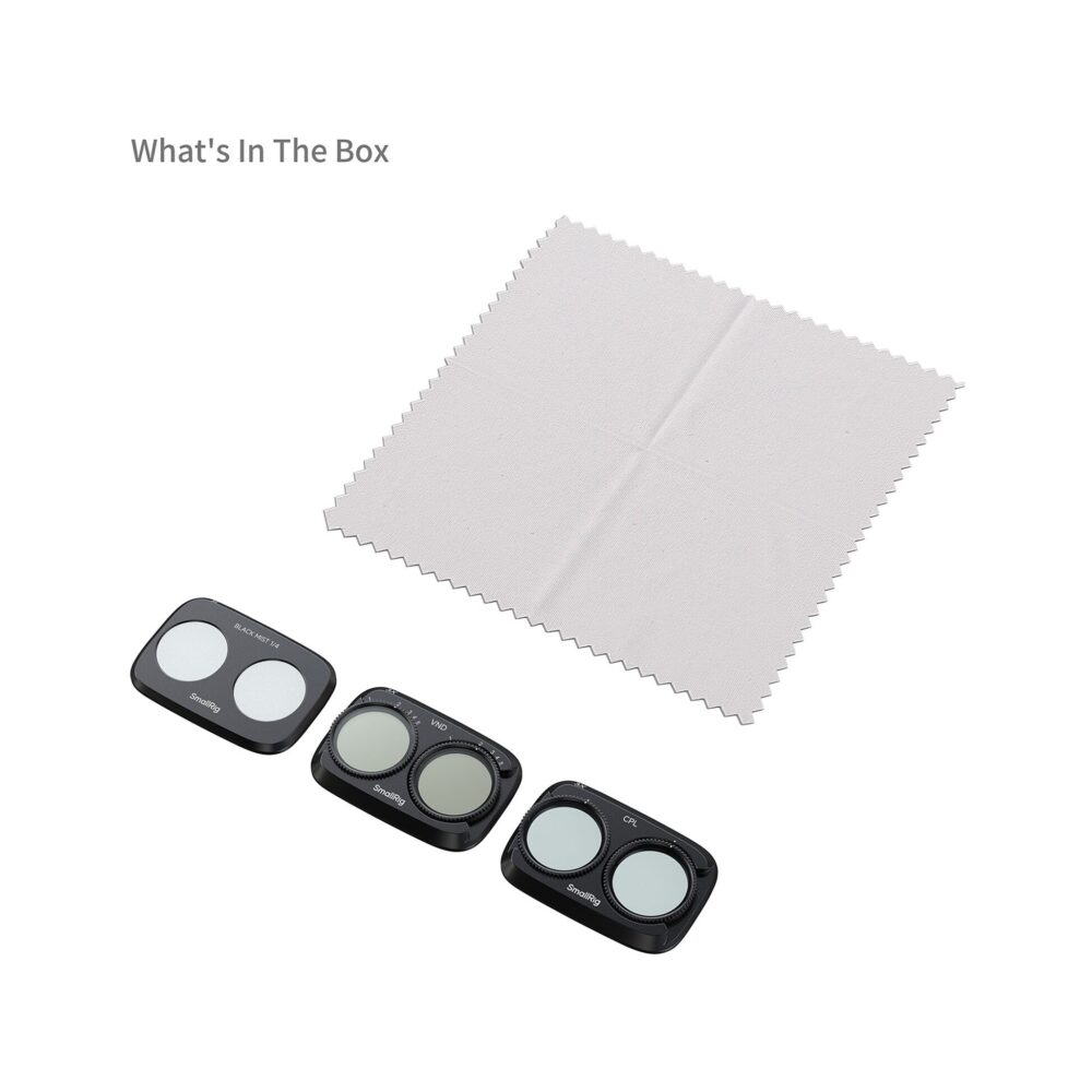 SmallRig 6649 VND, CPL & Diffusion Filter Kit for DJI Osmo Pocket 4P