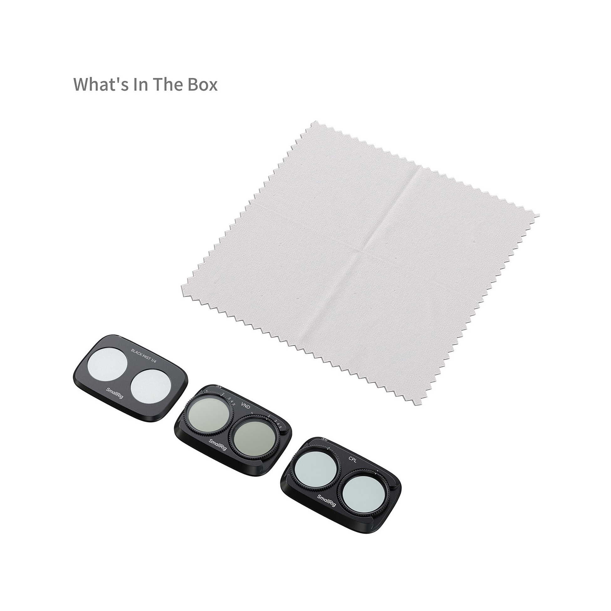 SmallRig 6649 VND, CPL & Diffusion Filter Kit for DJI Osmo Pocket 4P