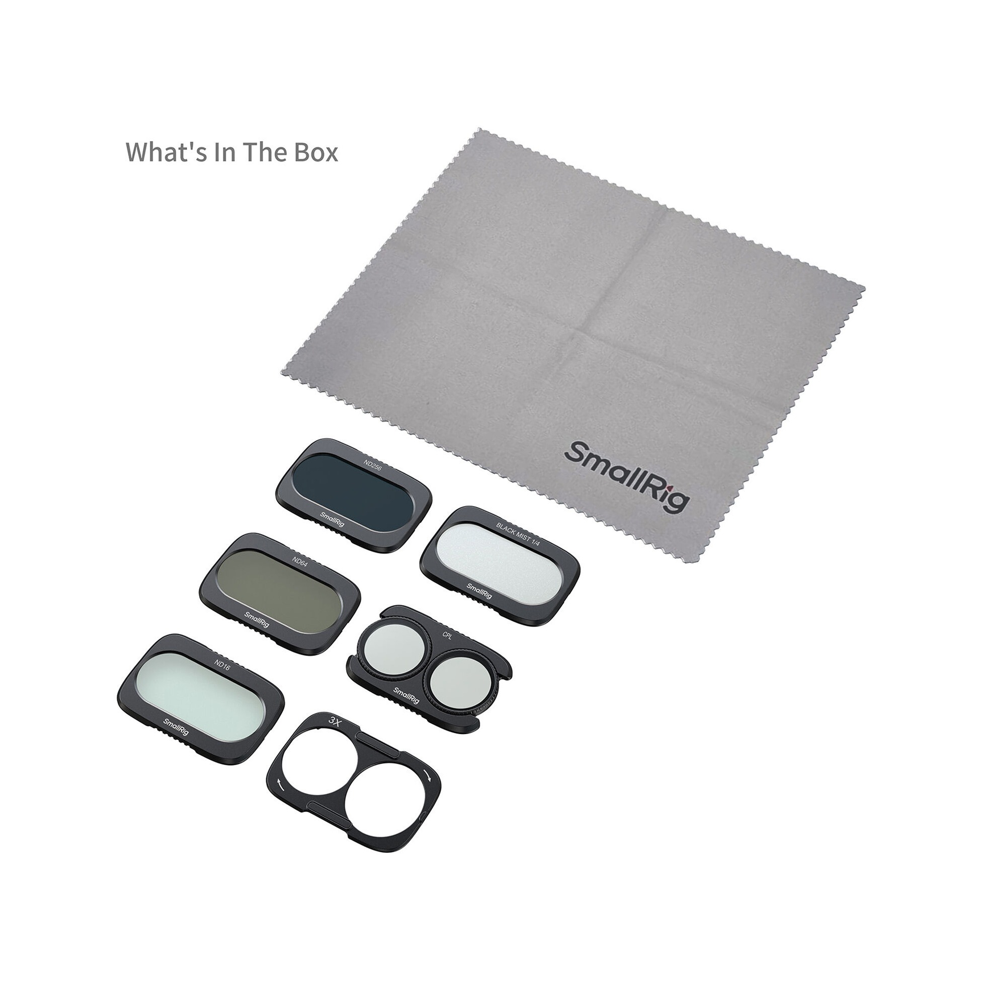 SmallRig 6658 ND, CPL & Diffusion 5-Filter Kit for DJI Osmo Pocket 4P