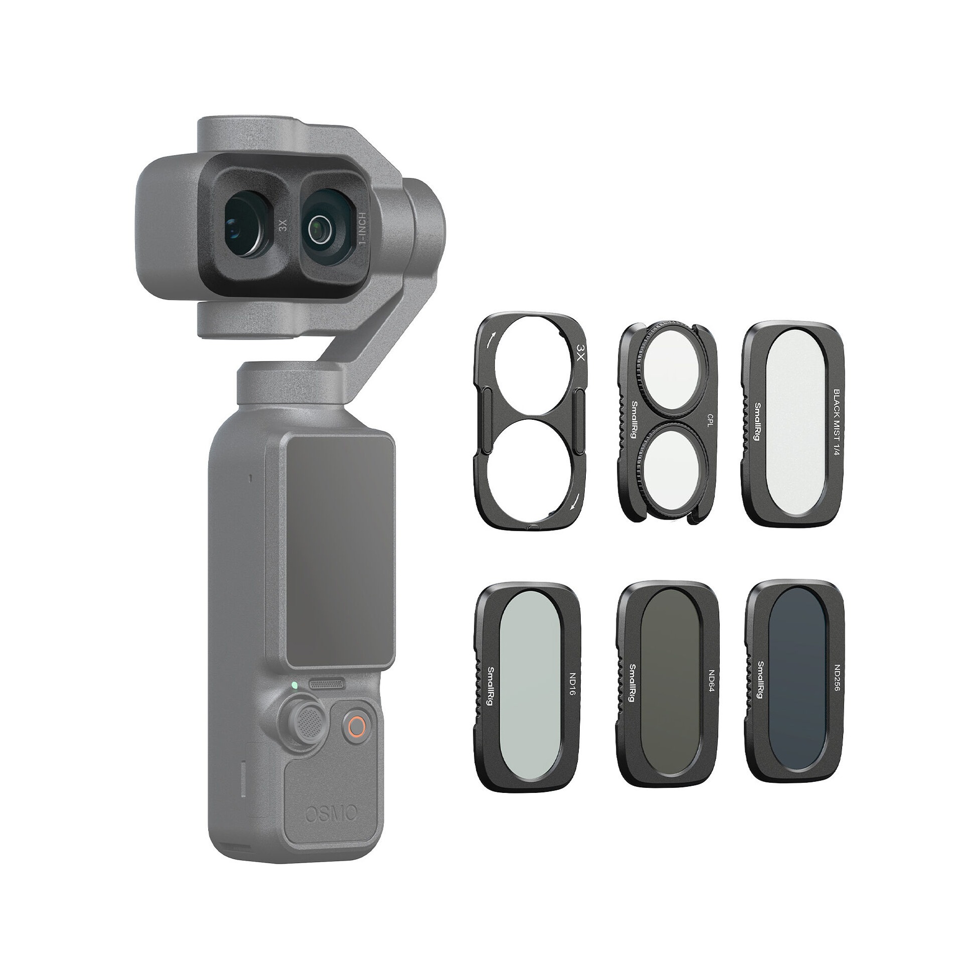 SmallRig 6658 ND, CPL & Diffusion 5-Filter Kit for DJI Osmo Pocket 4P