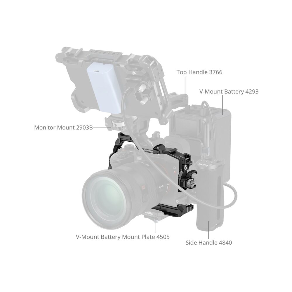 SmallRig 6702 HawkLock Quick Release Cage for Sony Alpha 7R VI