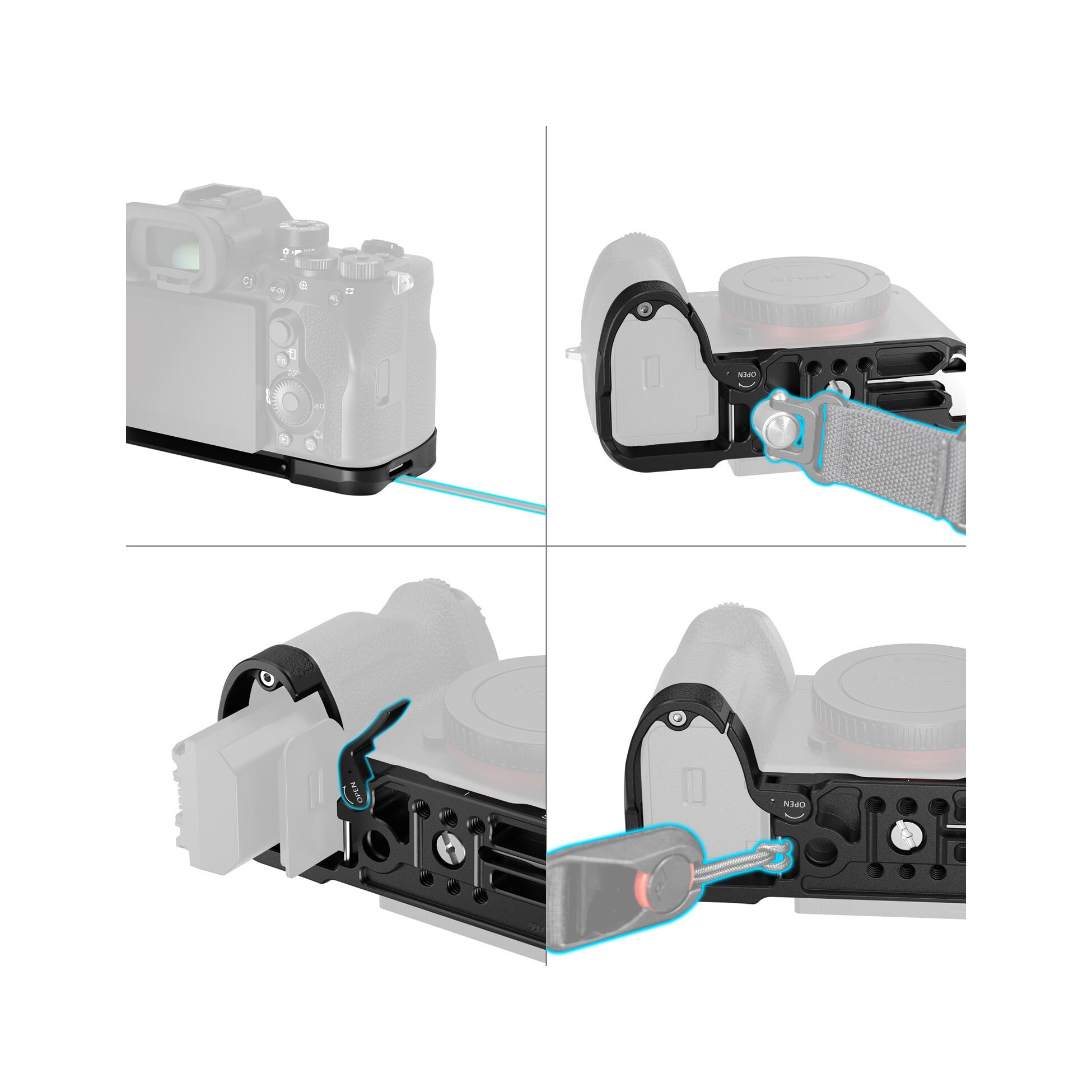 SmallRig 6705 Mount Plate for Sony Alpha 7R VI