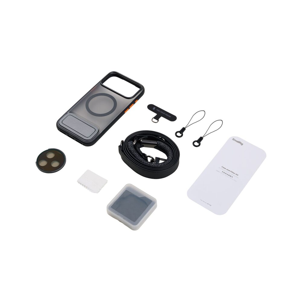 SmallRig 6741 Case with Strap & Filter Kit for iPhone 18 Pro