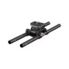 SmallRig 6761 Arca-Type Mount Plate with 15mm Dual Rod Clamp