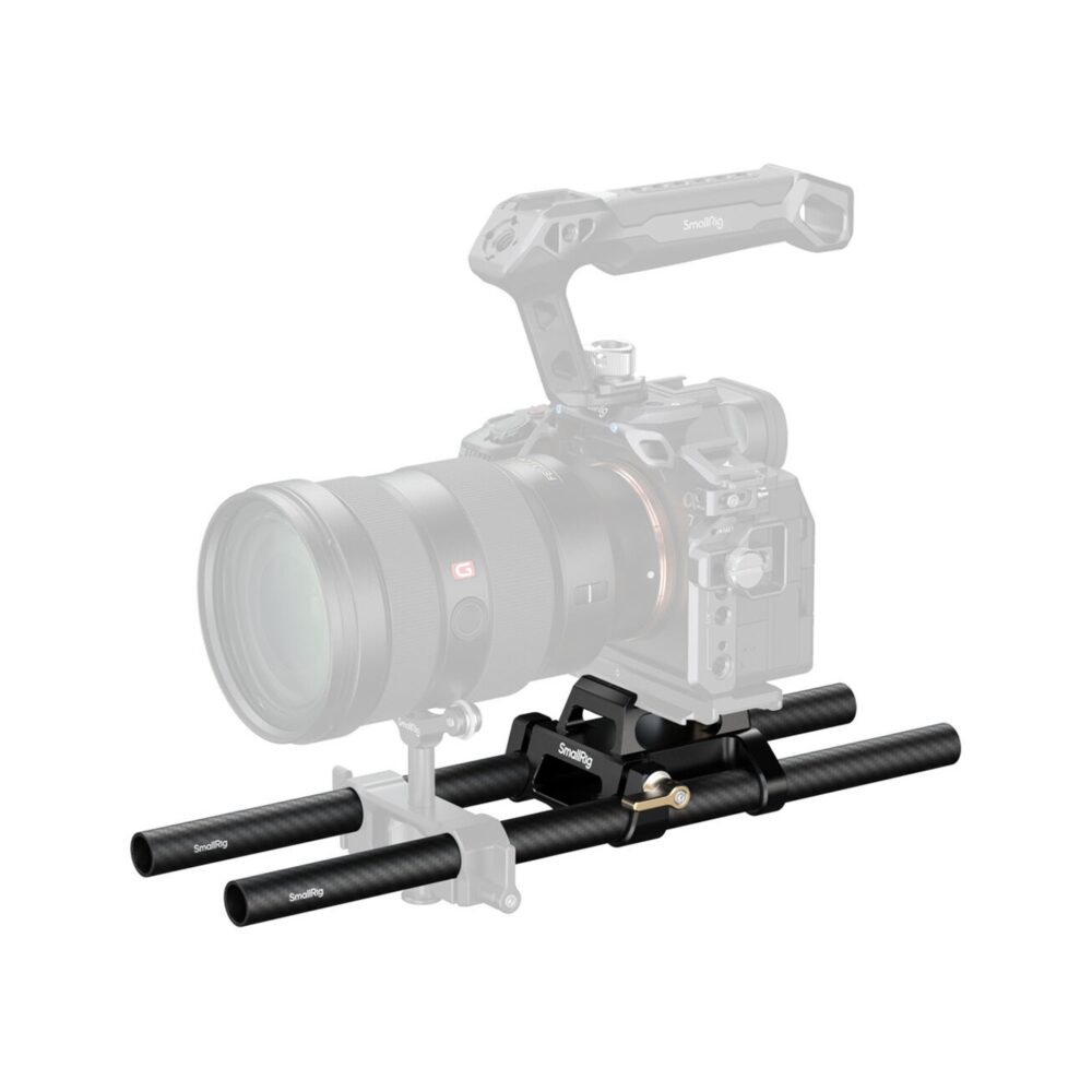 SmallRig 6761 Arca-Type Mount Plate with 15mm Dual Rod Clamp