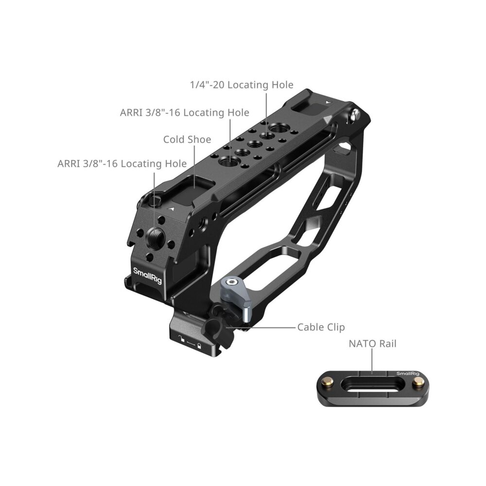 SmallRig 6778 HawkLock Handheld Cage Kit with D-Style Top Handle for Sony FX5