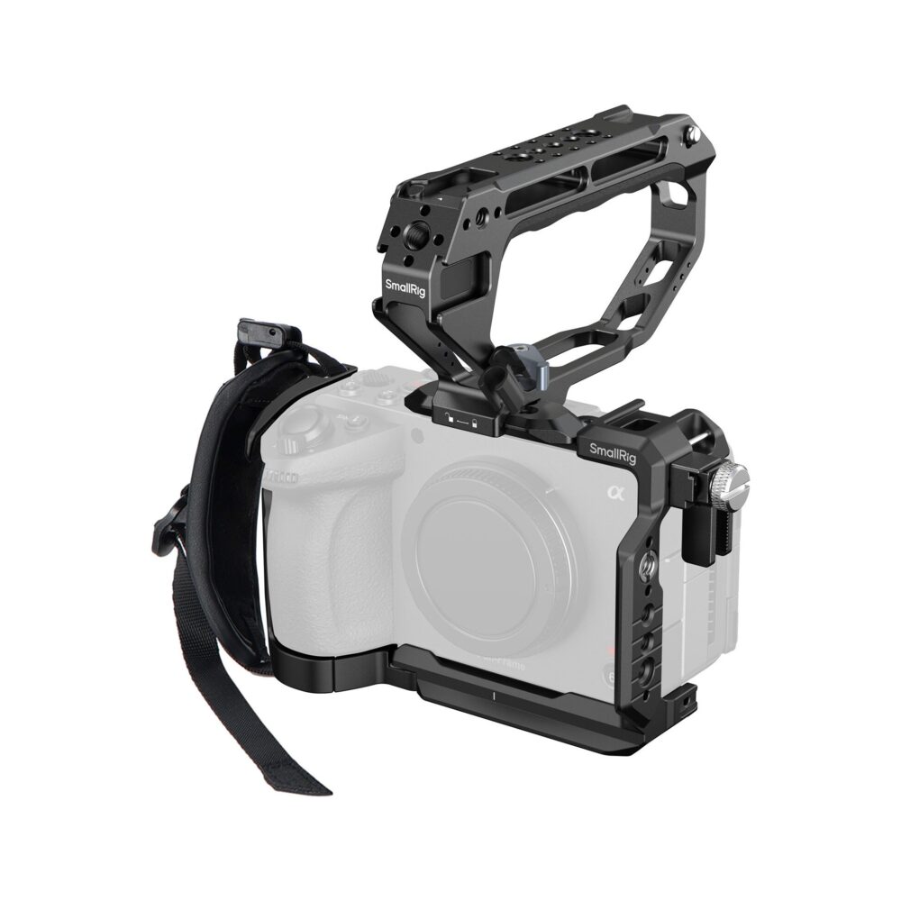 SmallRig 6778 HawkLock Handheld Cage Kit with D-Style Top Handle for Sony FX5