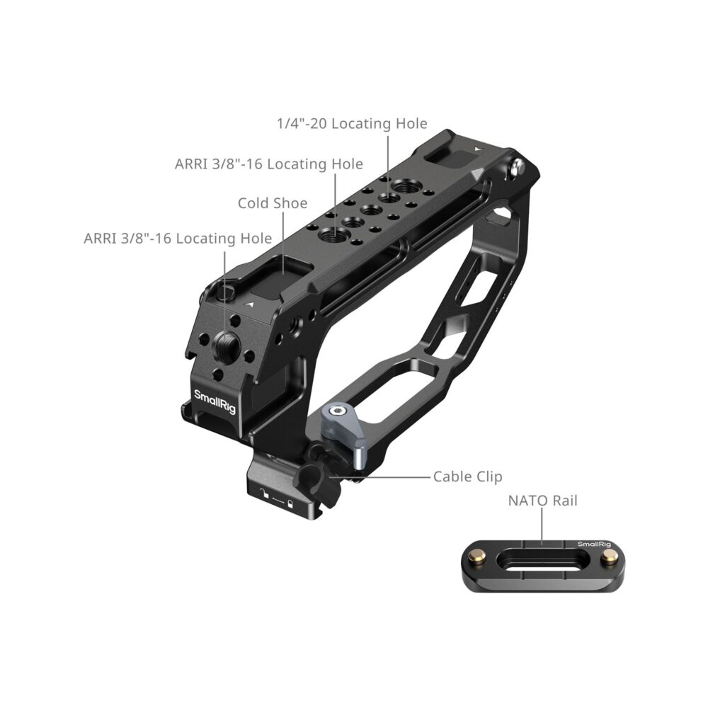 SmallRig 6779 HawkLock Handheld Cage Kit with V-Mount Plate for Sony FX5
