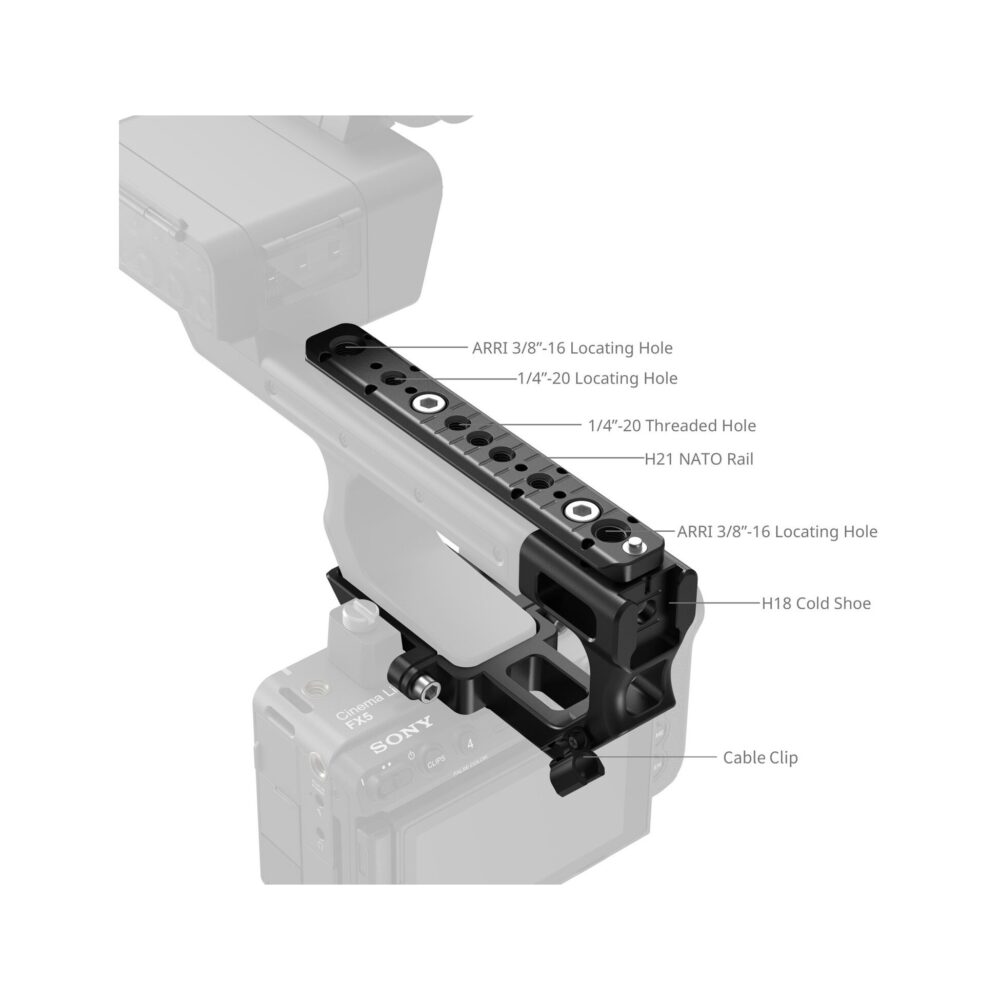 SmallRig 6781 Extension Mount Plate Kit for Sony XLR-H2B