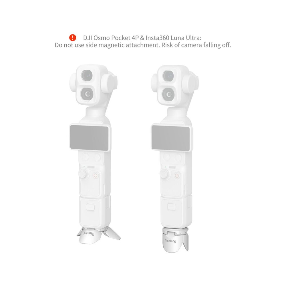 SmallRig 6794 Mini Quick Release Tripod for DJI Osmo Pocket 4/3/Xtra Muse (White)