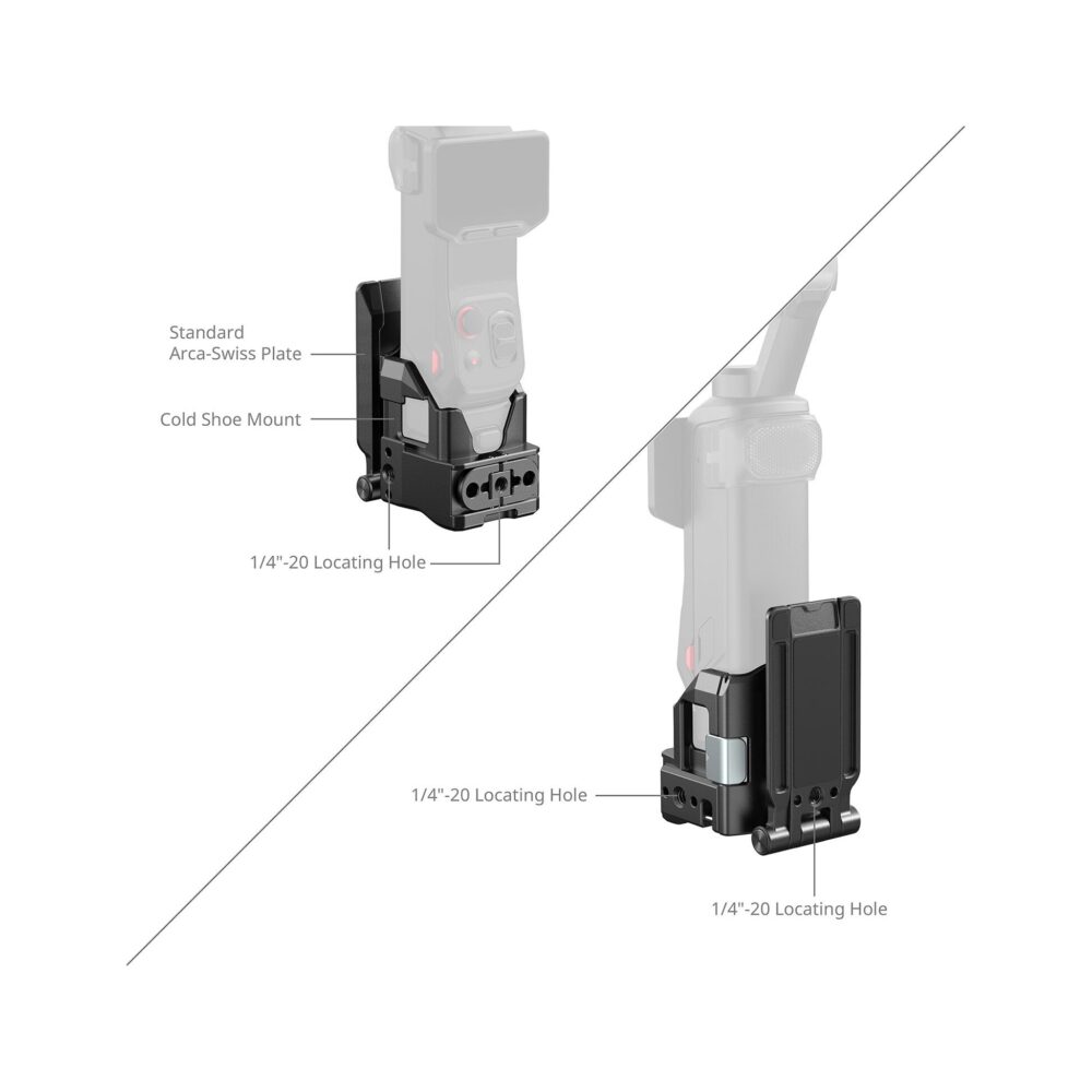 SmallRig 6824 Attachable Mount for Insta360 Moon Ultra