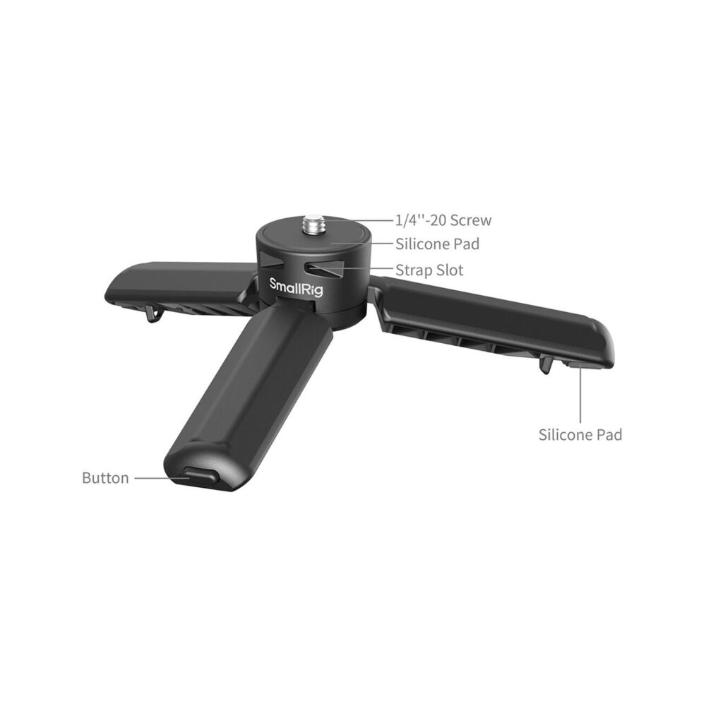 SmallRig 6864 Lightweight Vlog Cage Kit for DJI Osmo Pocket 4P / 4 / 3 and Xtra Muse