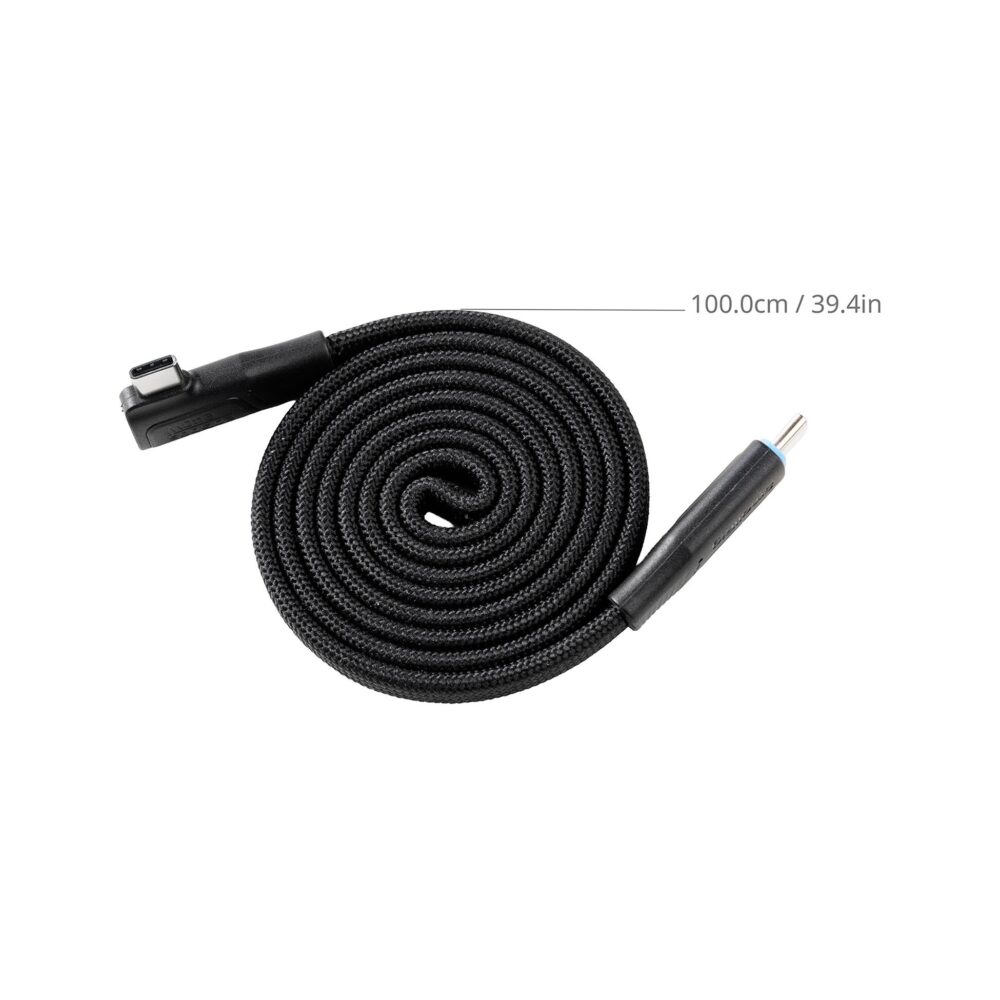 SmallRig 6866 Data Cable for USB-C Adapter – 240W USB-C 3.2 Gen 2x2 Magnetic Self-Coiling Cable (39.4")