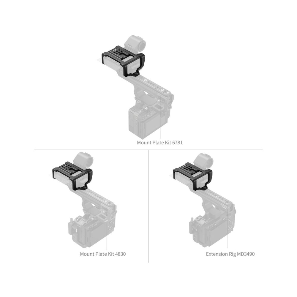 SmallRig 6925 Mount Plate for Sony XLR-H2B / H1