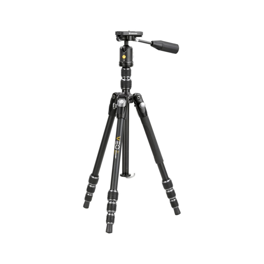 Vanguard VEO 3T 204ABP Aluminum 4-in-1 Travel Tripod with VEO 2 BP-45T Ball/Pan Head and Bluetooth Remote