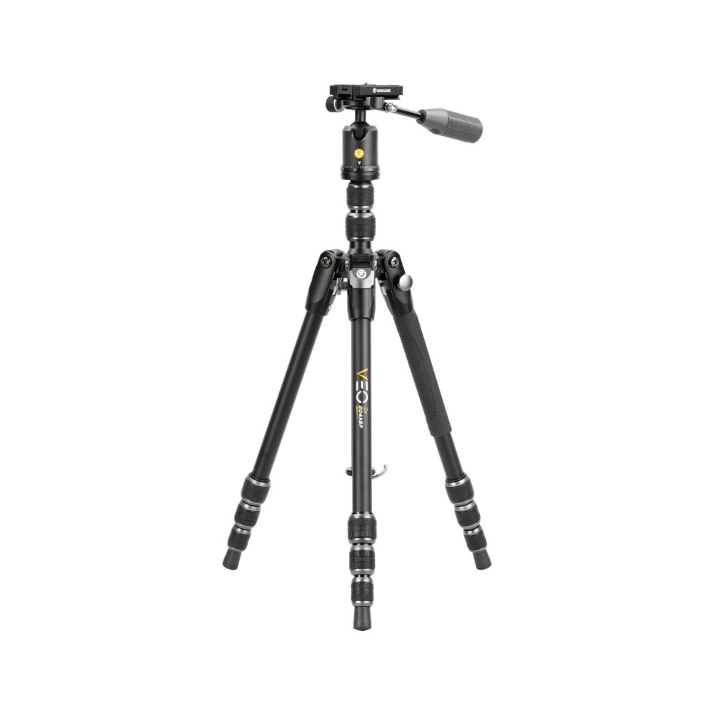 Vanguard VEO 3T 204ABP Aluminum 4-in-1 Travel Tripod with VEO 2 BP-45T Ball/Pan Head and Bluetooth Remote