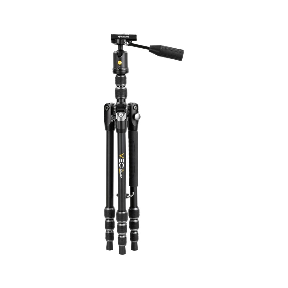 Vanguard VEO 3T 204ABP Aluminum 4-in-1 Travel Tripod with VEO 2 BP-45T Ball/Pan Head and Bluetooth Remote