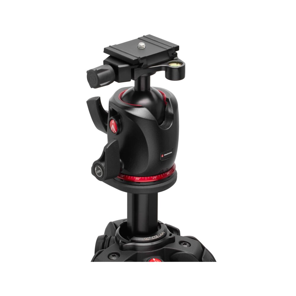 Manfrotto 055XPRO 4-Section Photo AS Carbon Fiber Tripod Kit with XPRO Ball Head