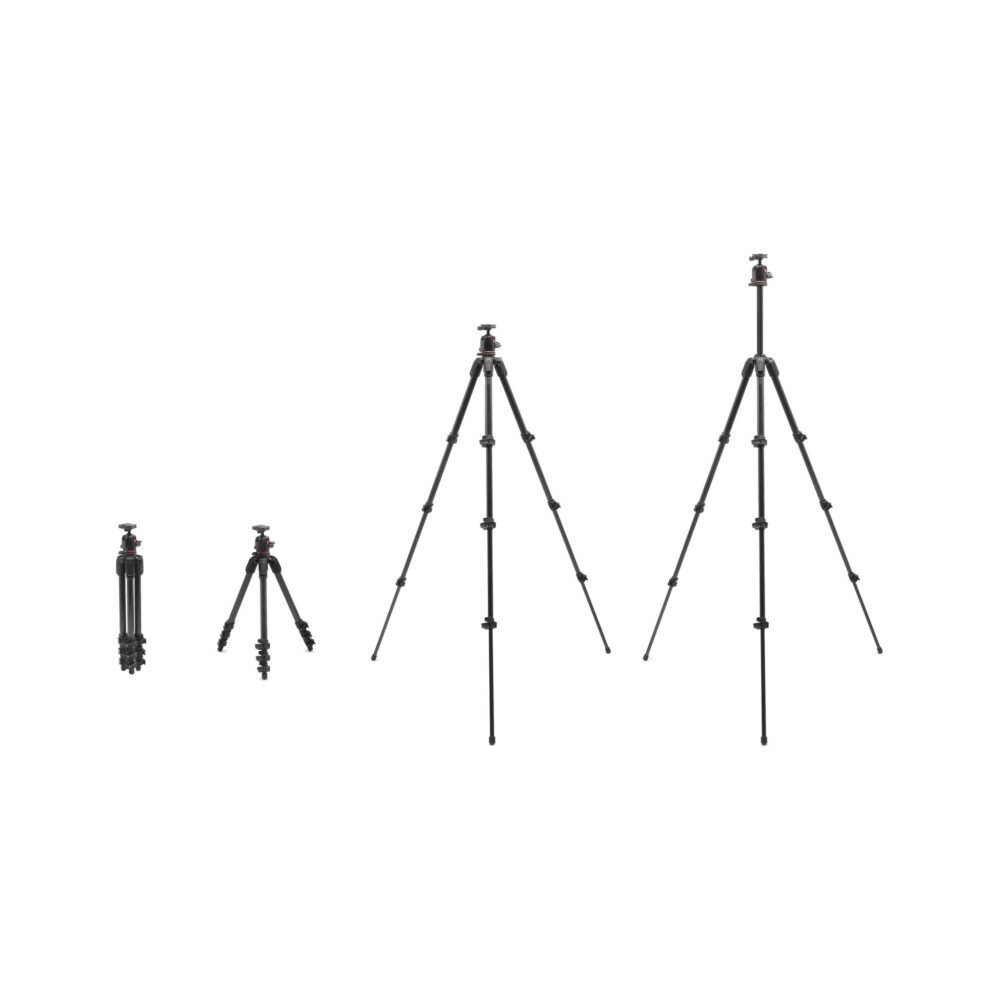 Manfrotto 055XPRO 4-Section Photo AS Carbon Fiber Tripod Kit with XPRO Ball Head