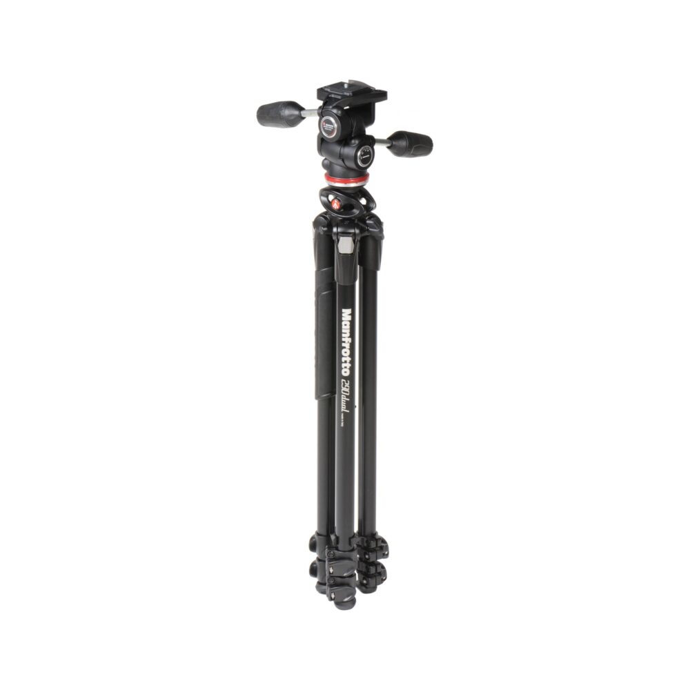 Manfrotto 290 Dual Aluminum Tripod Kit with 3-Way Pan/Tilt Head