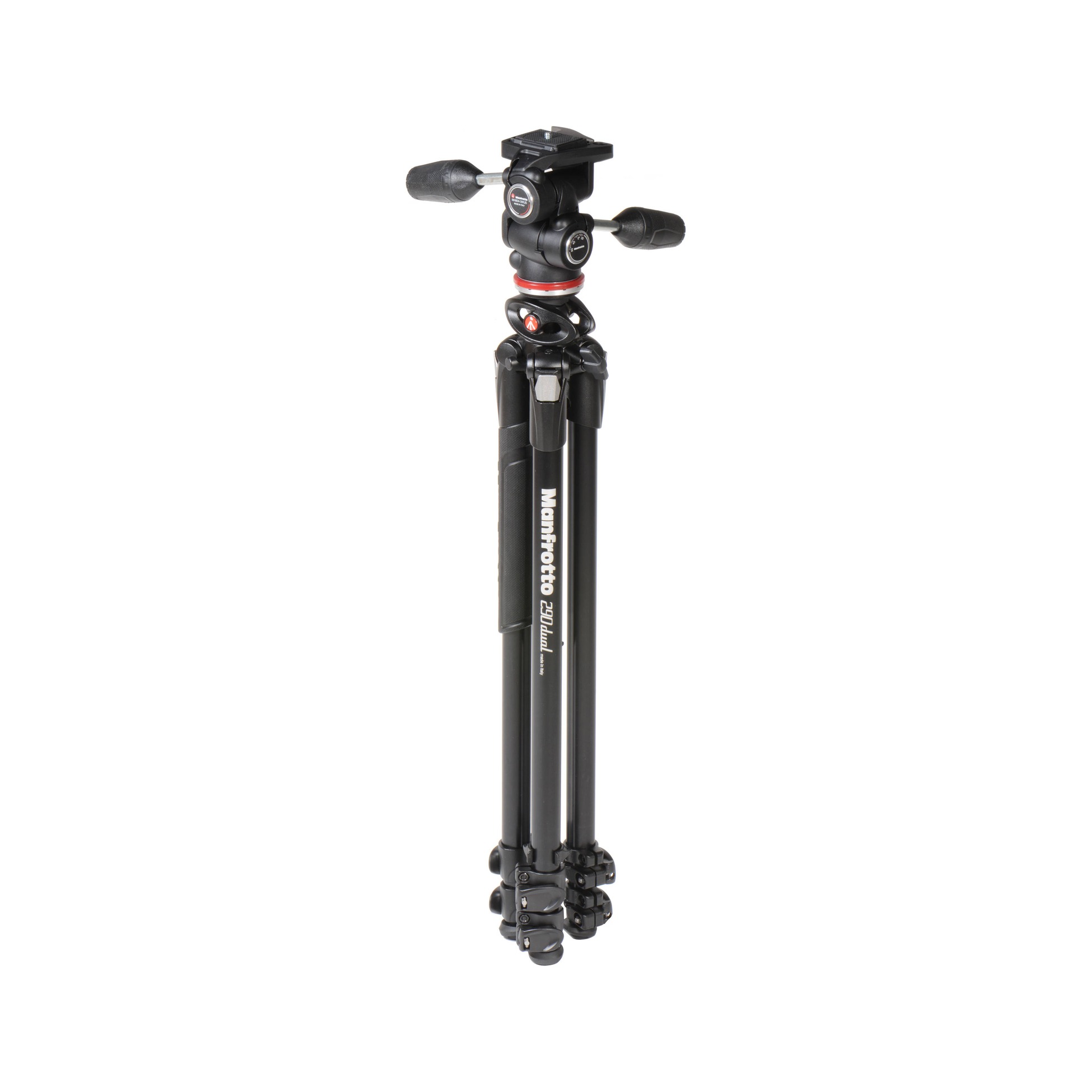 Manfrotto 290 Dual Aluminum Tripod Kit with 3-Way Pan/Tilt Head