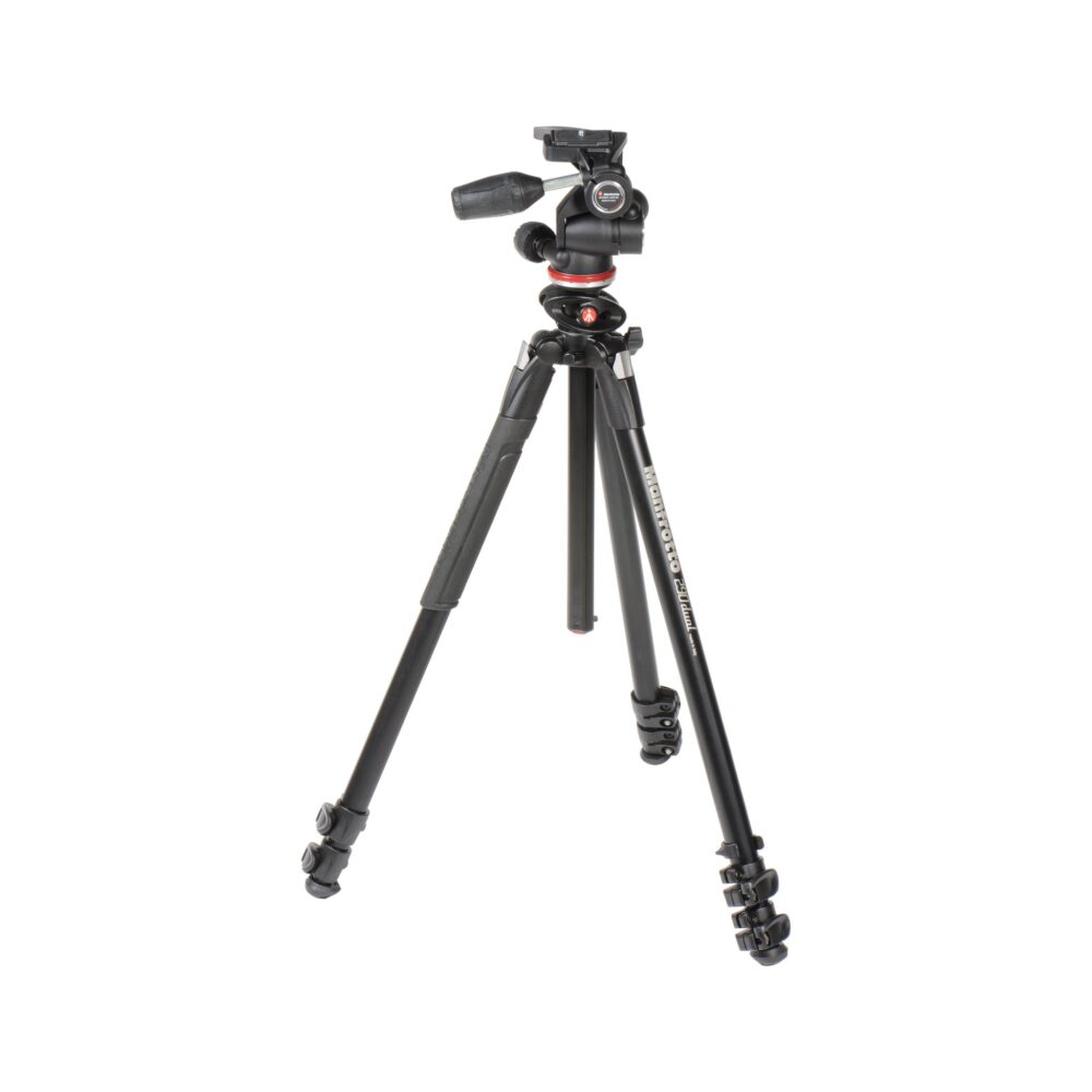 Manfrotto 290 Dual Aluminum Tripod Kit with 3-Way Pan/Tilt Head