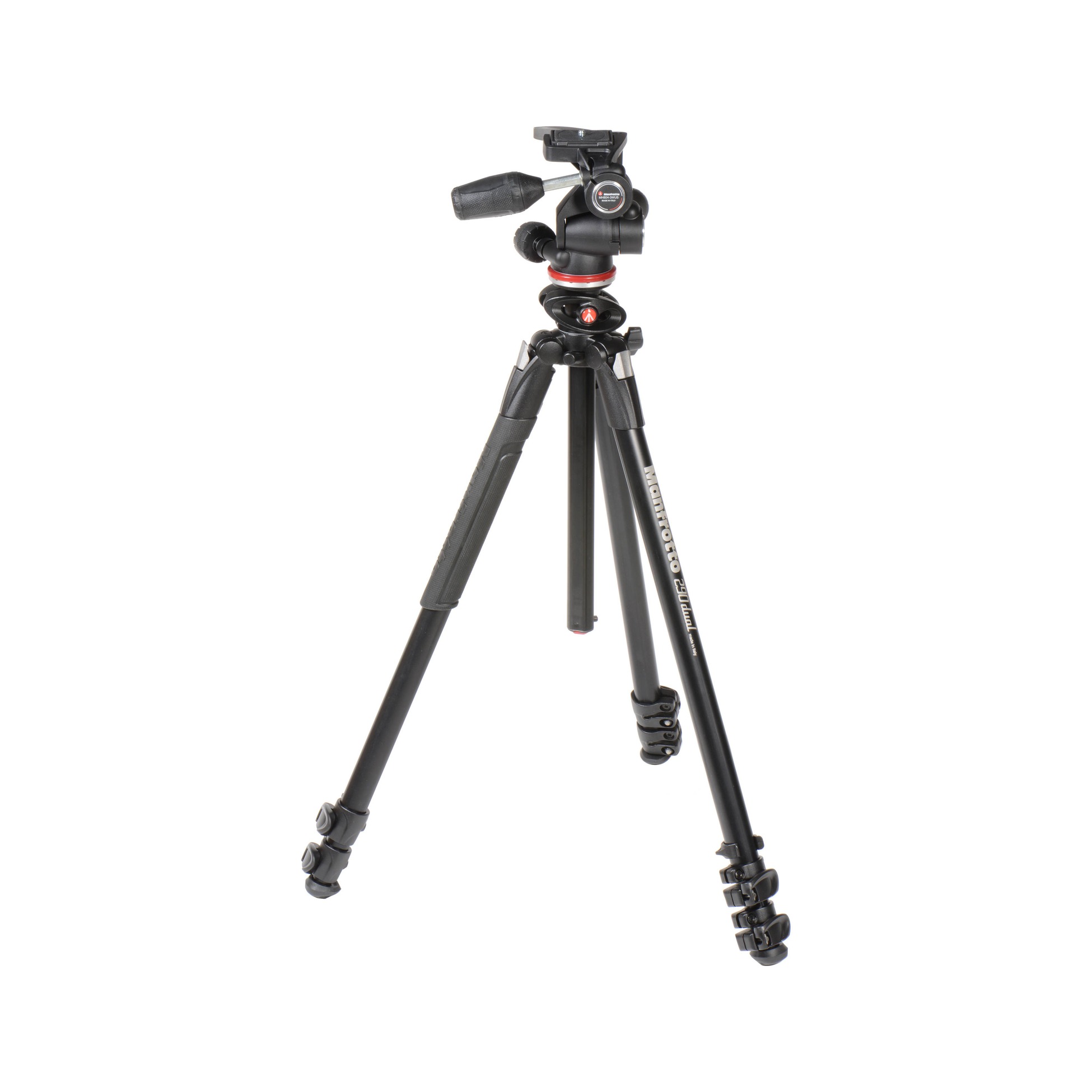 Manfrotto 290 Dual Aluminum Tripod Kit with 3-Way Pan/Tilt Head