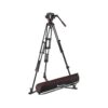 Manfrotto 504X Fluid Video Head & MVTTWINGA Aluminum Tripod with Ground Spreader
