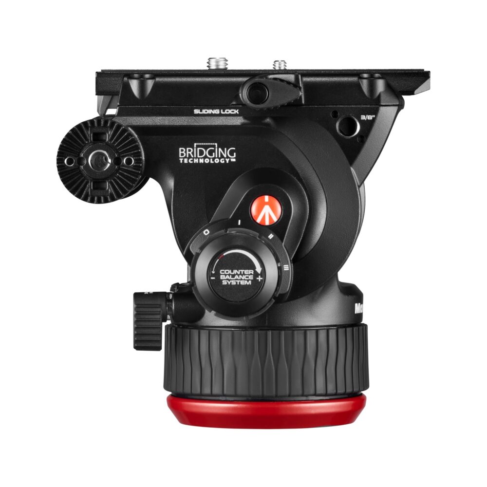 Manfrotto 504X Fluid Video Head & MVTTWINGA Aluminum Tripod with Ground Spreader