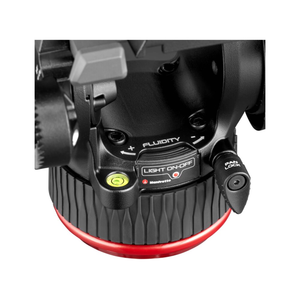 Manfrotto 504X Fluid Video Head & MVTTWINGC Carbon Fiber Tripod with Ground Spreader