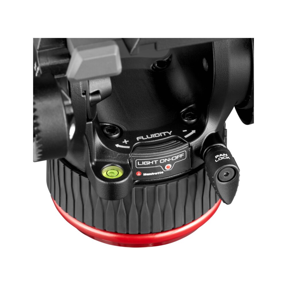 Manfrotto 504X Fluid Video Head & MVTTWINGC Carbon Fiber Tripod with Ground Spreader