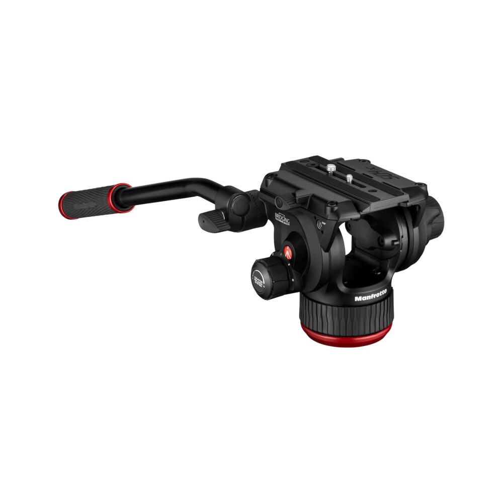 Manfrotto 504X Fluid Video Head & MVTTWINMC Carbon Fiber Tripod System with Mid-Level Spreader