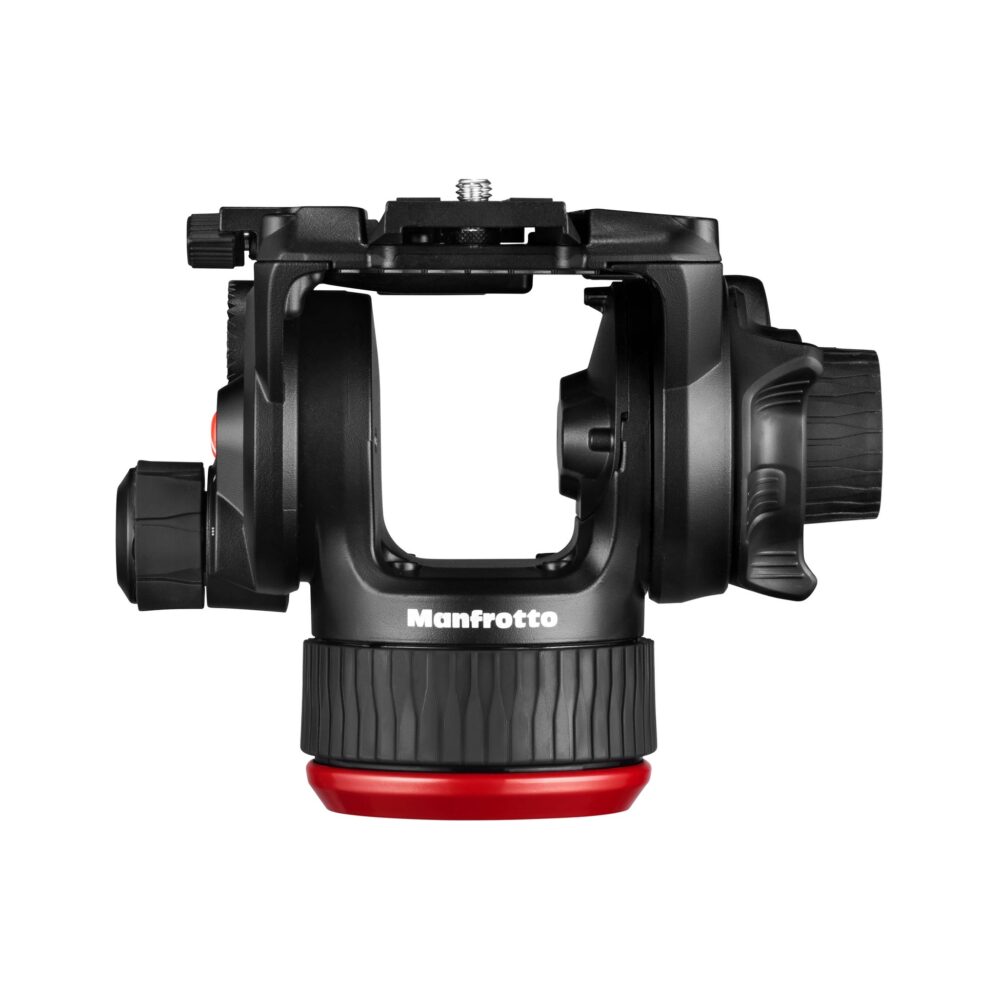 Manfrotto 504X Fluid Video Head & MVTTWINMC Carbon Fiber Tripod System with Mid-Level Spreader