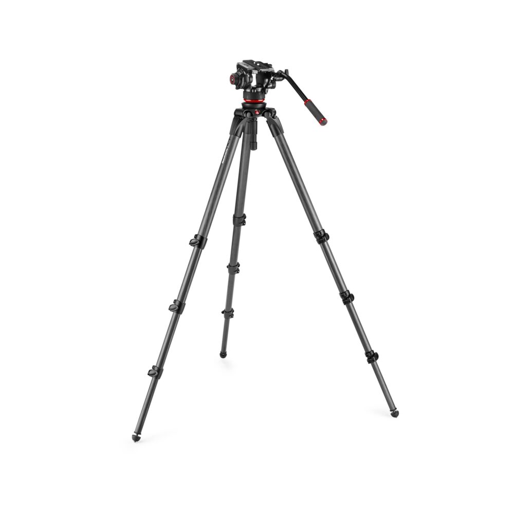 Manfrotto 504X Fluid Video Head with 536 Carbon Fiber Tripod