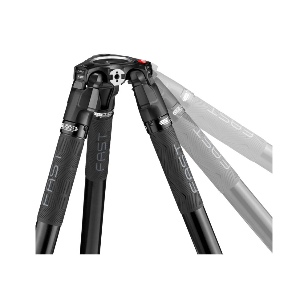Manfrotto 504X Fluid Video Head with 635 FAST Carbon Fiber Tripod