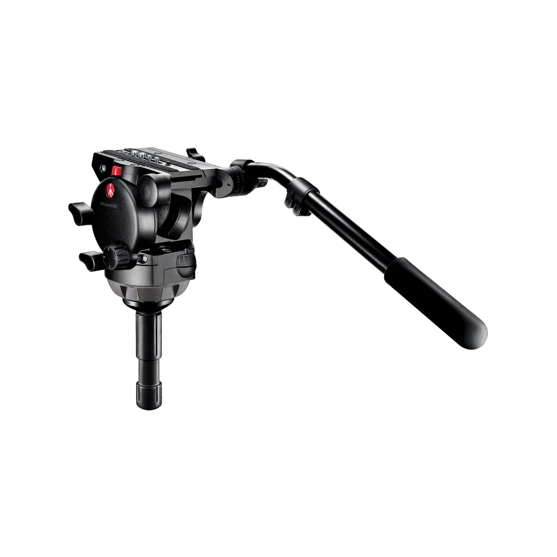 Manfrotto 526-1 Fluid Head with 645 FAST Twin Aluminum Tripod System with 2-in-1 Spreader & Bag