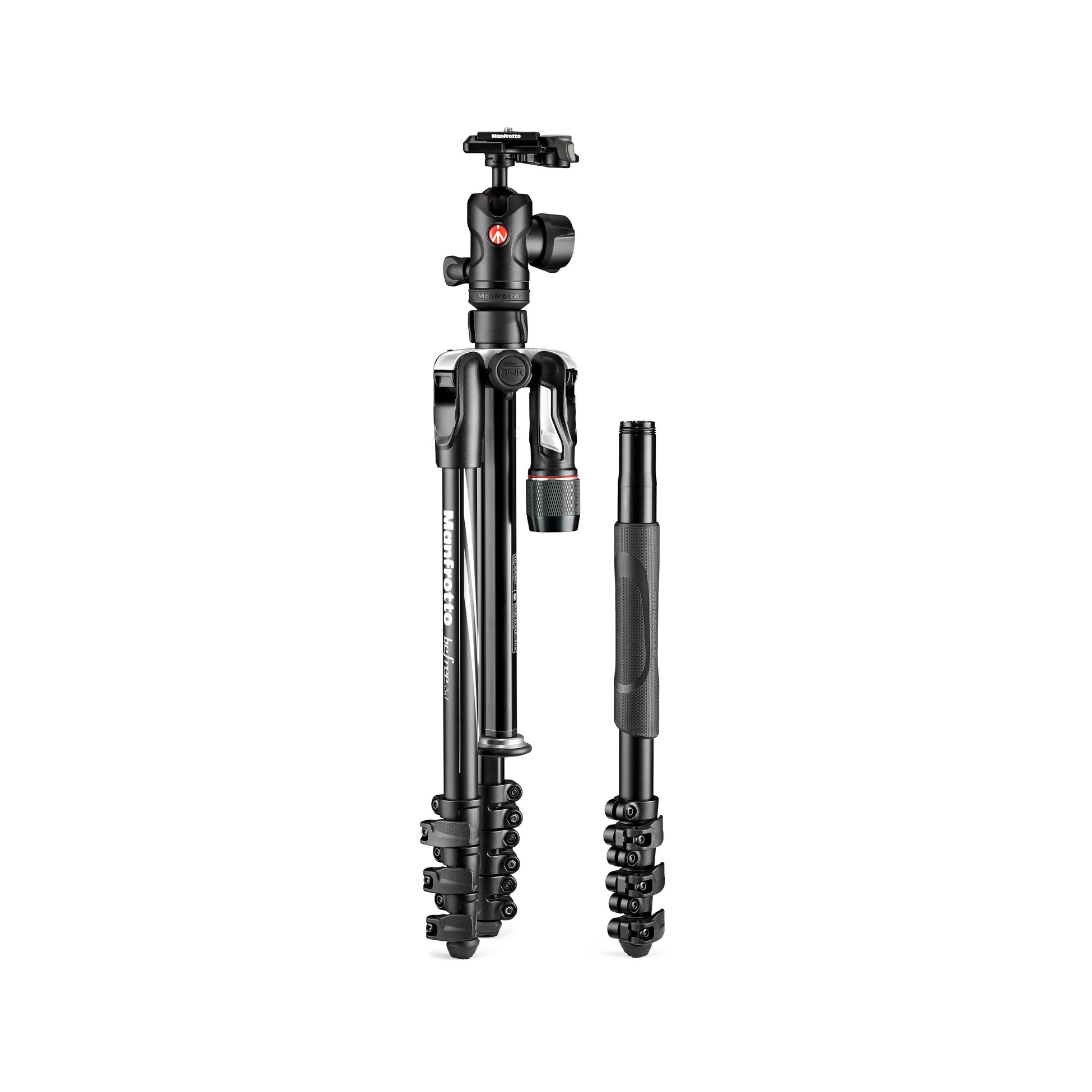 Manfrotto Befree 2N1 Aluminum Tripod with 494 Ball Head (Lever Lock)