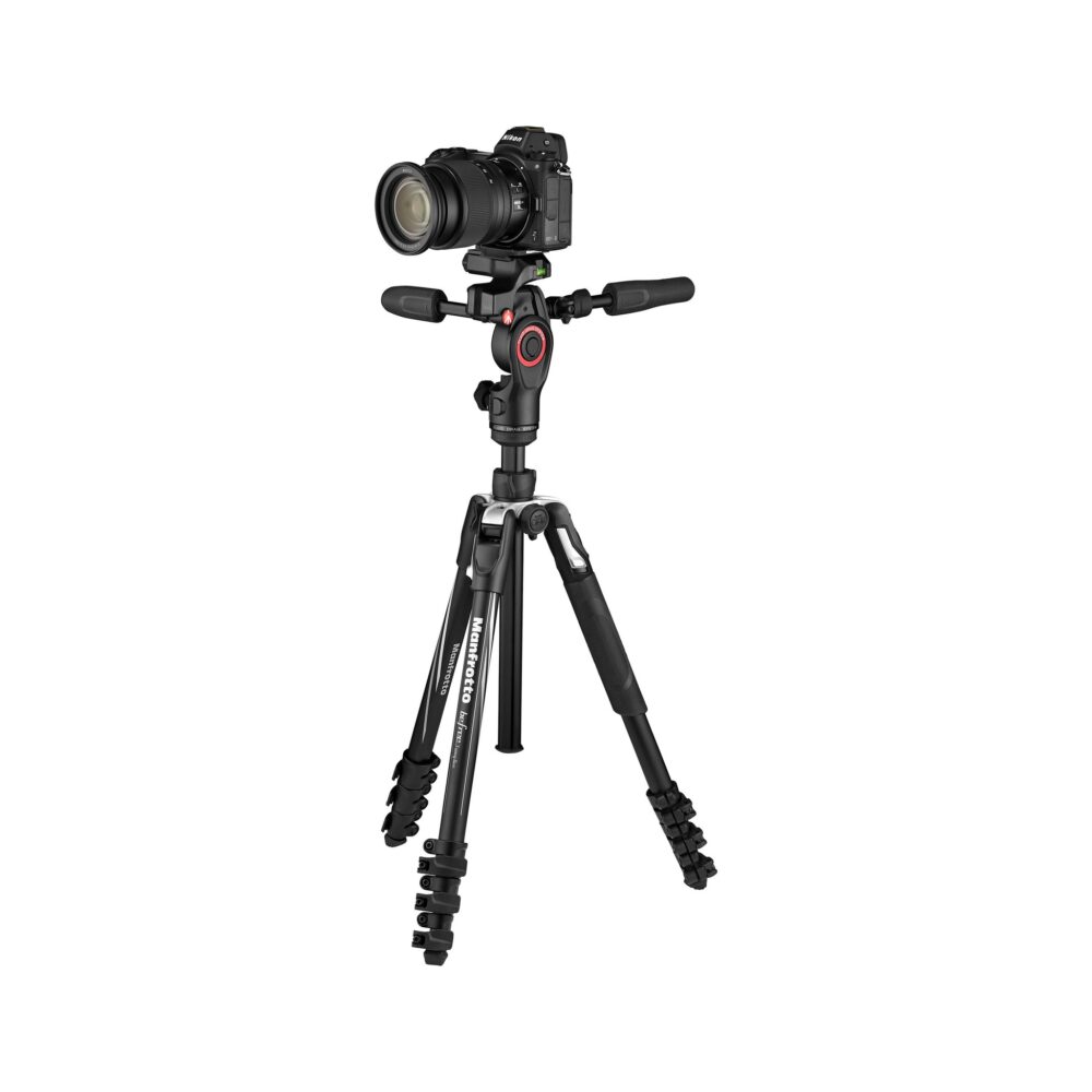 Manfrotto Befree 3-Way Live Advanced Aluminum Tripod, Black