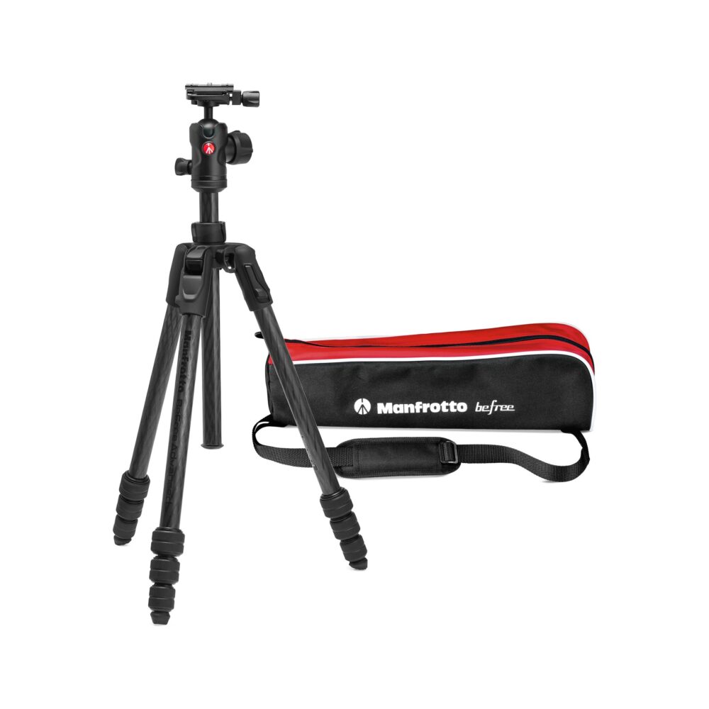 Manfrotto Befree Advanced AS Carbon Fiber Travel Tripod Kit with 494 Center Ball Head