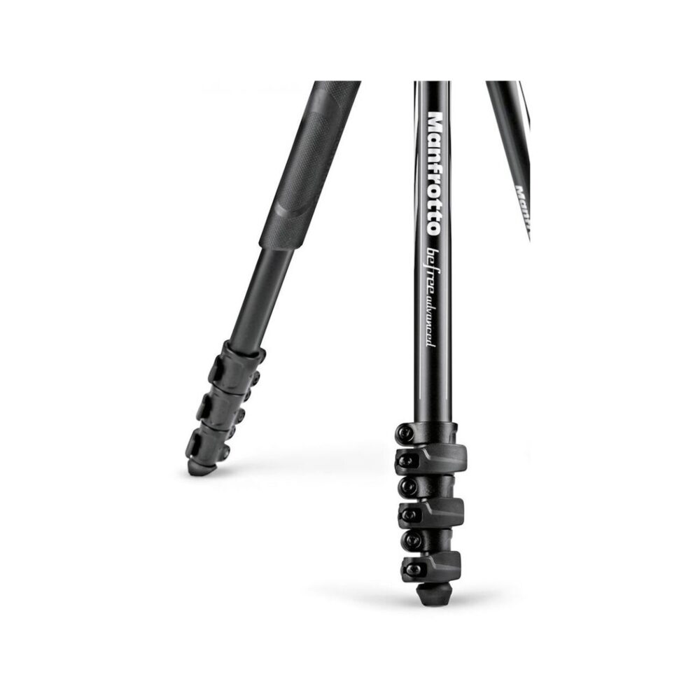 Manfrotto Befree Advanced Travel Aluminum Tripod with 494 Ball Head, Lever Locks, Black