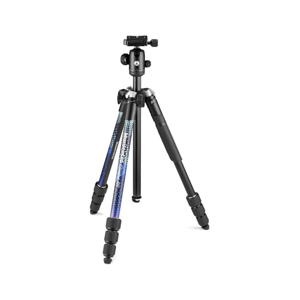 Manfrotto Element MII 4-Section Aluminum Tripod with Ball Head (Blue)