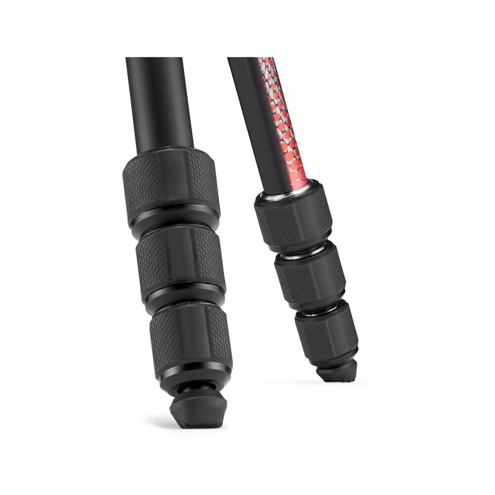 Manfrotto Element MII Aluminum Tripod with Ball Head (Red), 4-Section