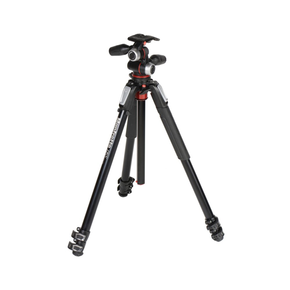 Manfrotto MK055XPRO3-3W Aluminum Tripod with 3-Way Pan/Tilt Head
