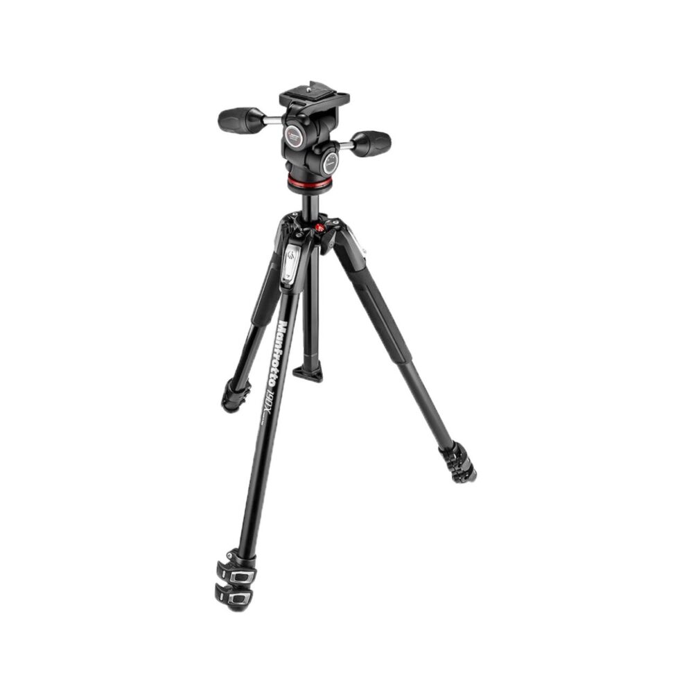 Manfrotto MK190X3-3W1 Aluminum Tripod with 804 MK II 3-Way Pan/Tilt Head