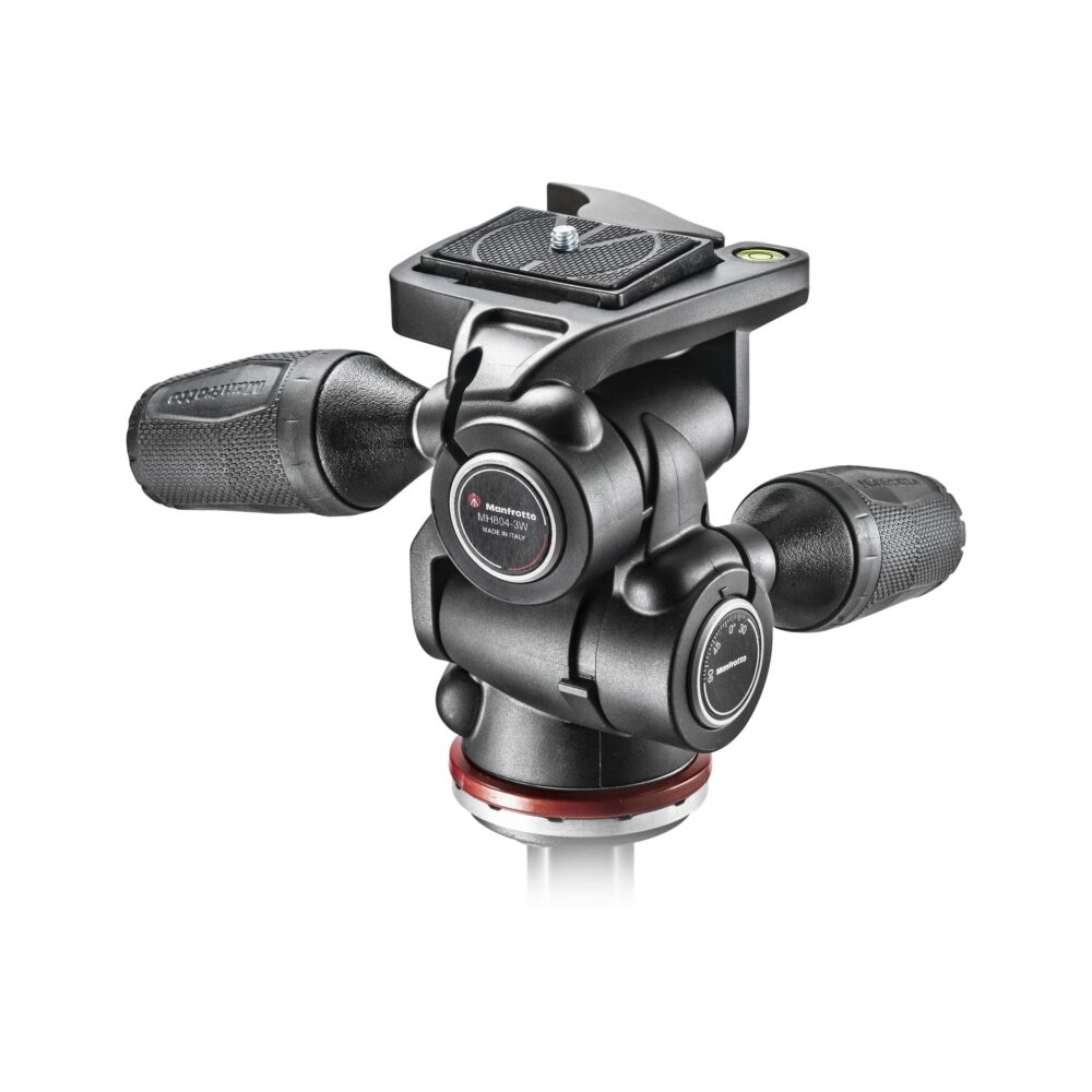 Manfrotto MK190X3-3W1 Aluminum Tripod with 804 MK II 3-Way Pan/Tilt Head