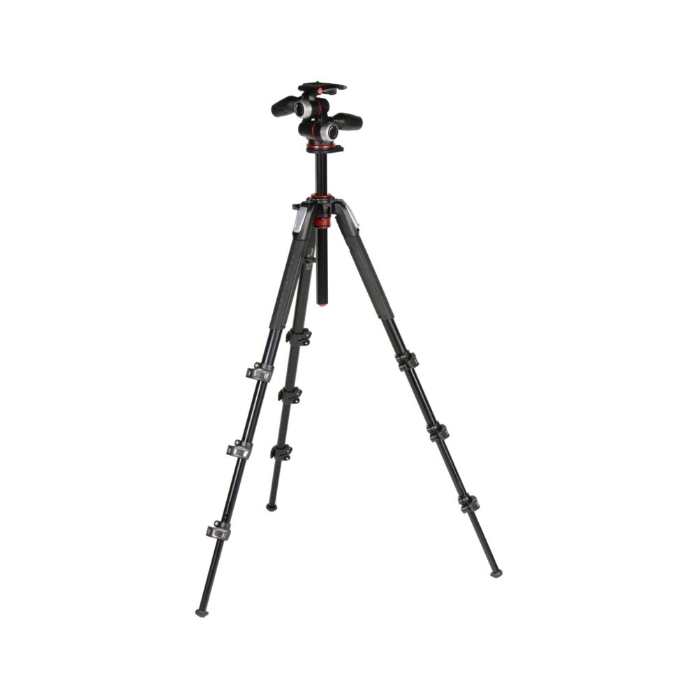 Manfrotto MK190XPRO4-3W Aluminum Tripod with 3-Way Pan/Tilt Head