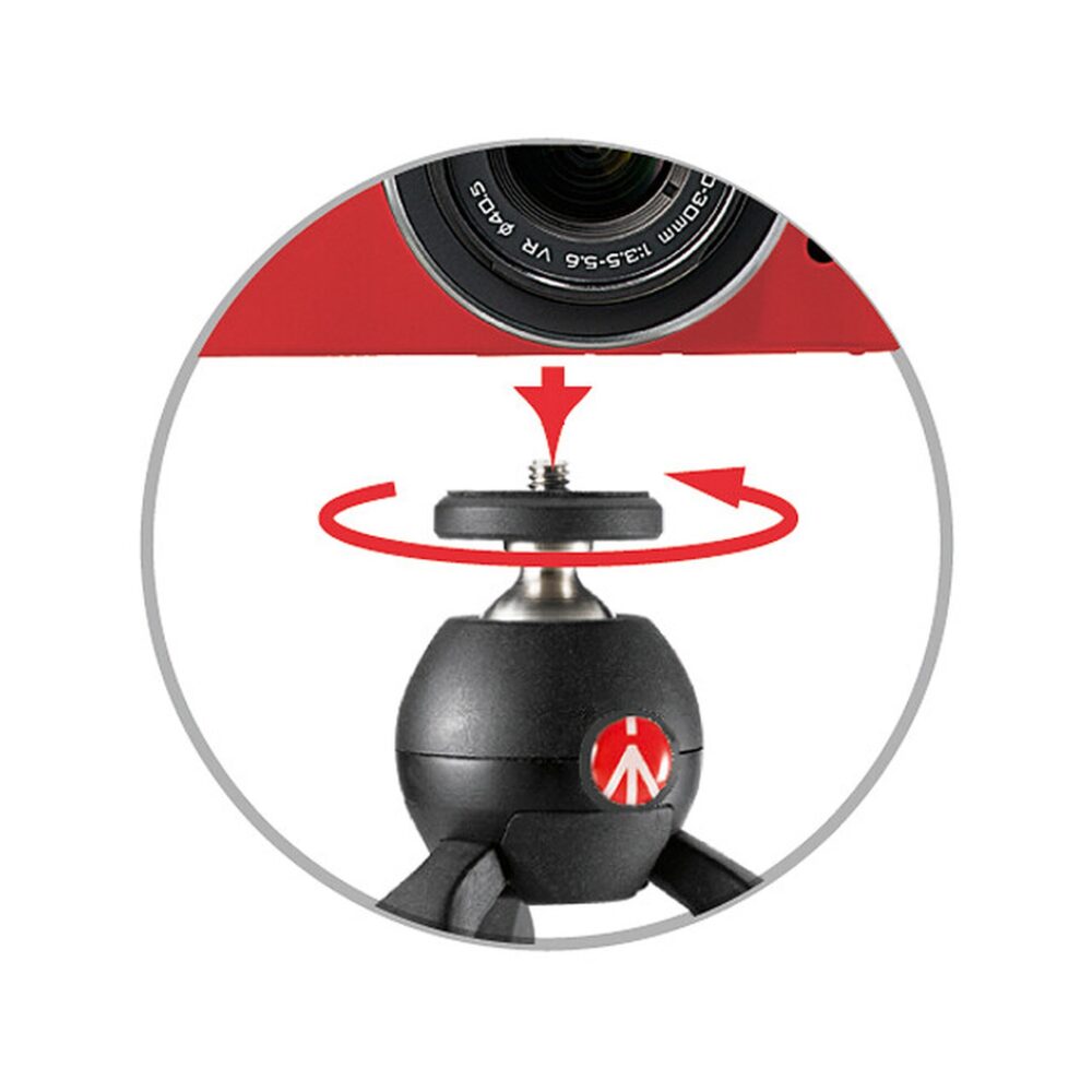 Manfrotto PIXI Mini Table Top Tripod (Black)