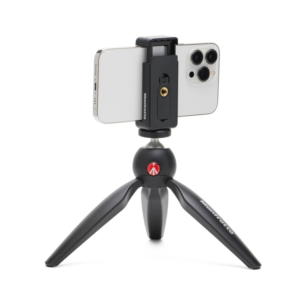 Manfrotto PIXI Smart Mini Tripod with Phone Clamp (Black)