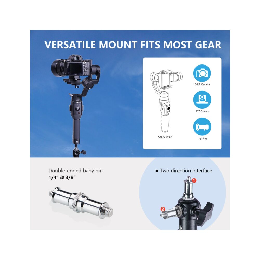RAUBAY 16' Tall Tripod Light Stand TT480