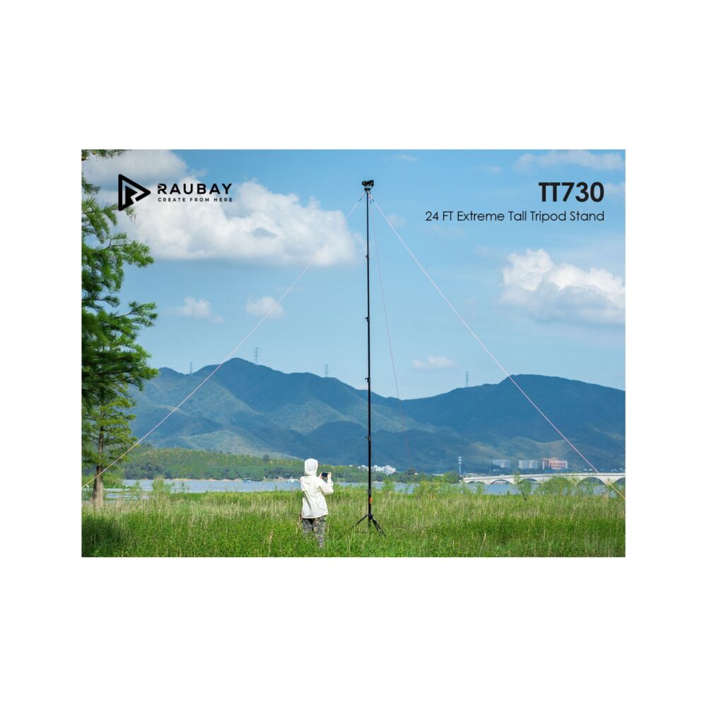 RAUBAY 24' Tall Tripod Light Stand TT730